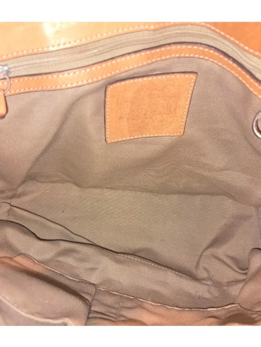 Coach Vintage Y2k Hampton Signature Green & Blue Suede Double Handled Tote Bag